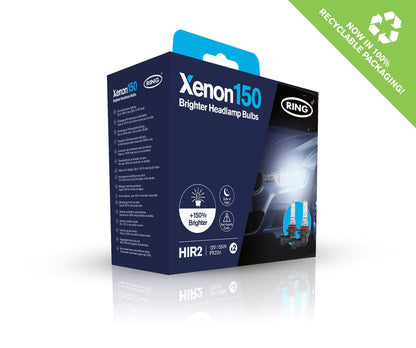 RING RX1512 12V 55W HIR2 PX22D XENON150 BRIGHTER (5 units)