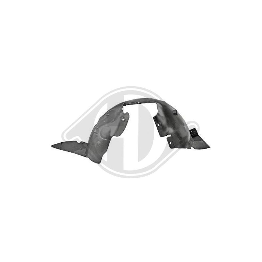 Diederichs 4225108 Panelling, Mudguard for PEUGEOT 206