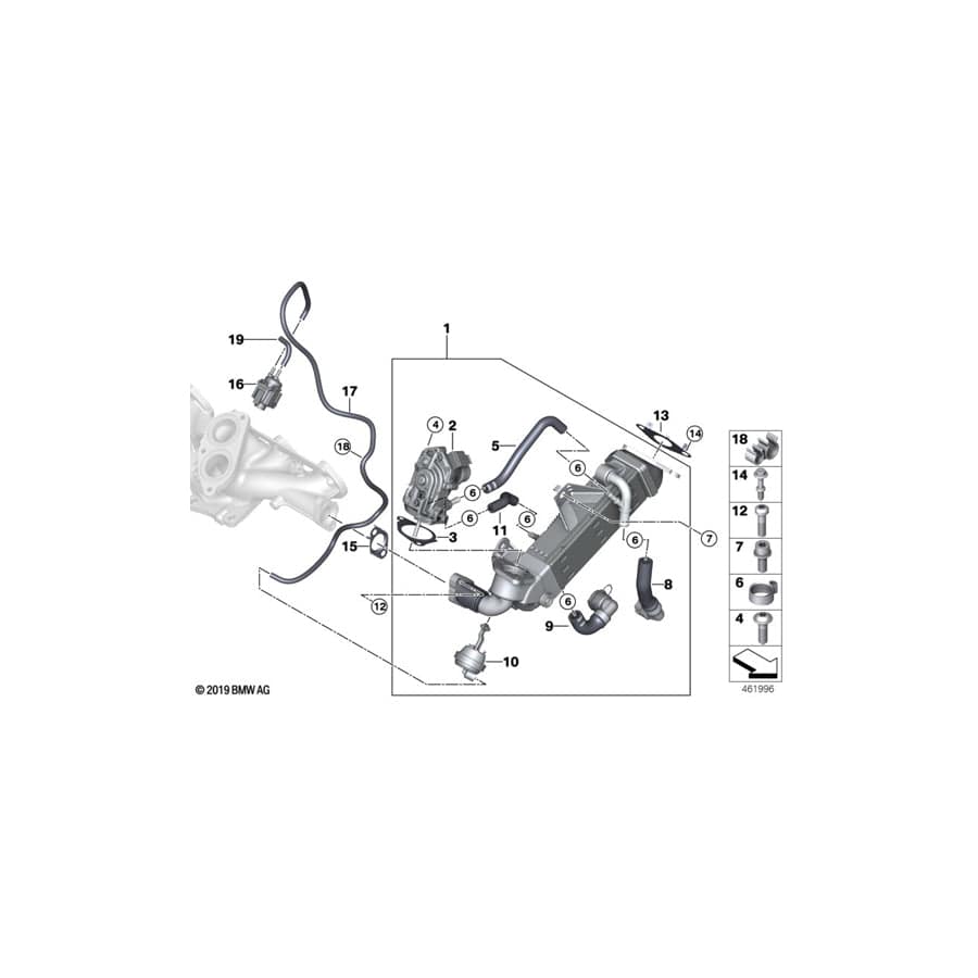 Genuine BMW 11718576804 G30 G07 G16 Vacumm Box (Inc. 750dX, 740LdX & X5 30dX) | ML Performance UK Car Parts