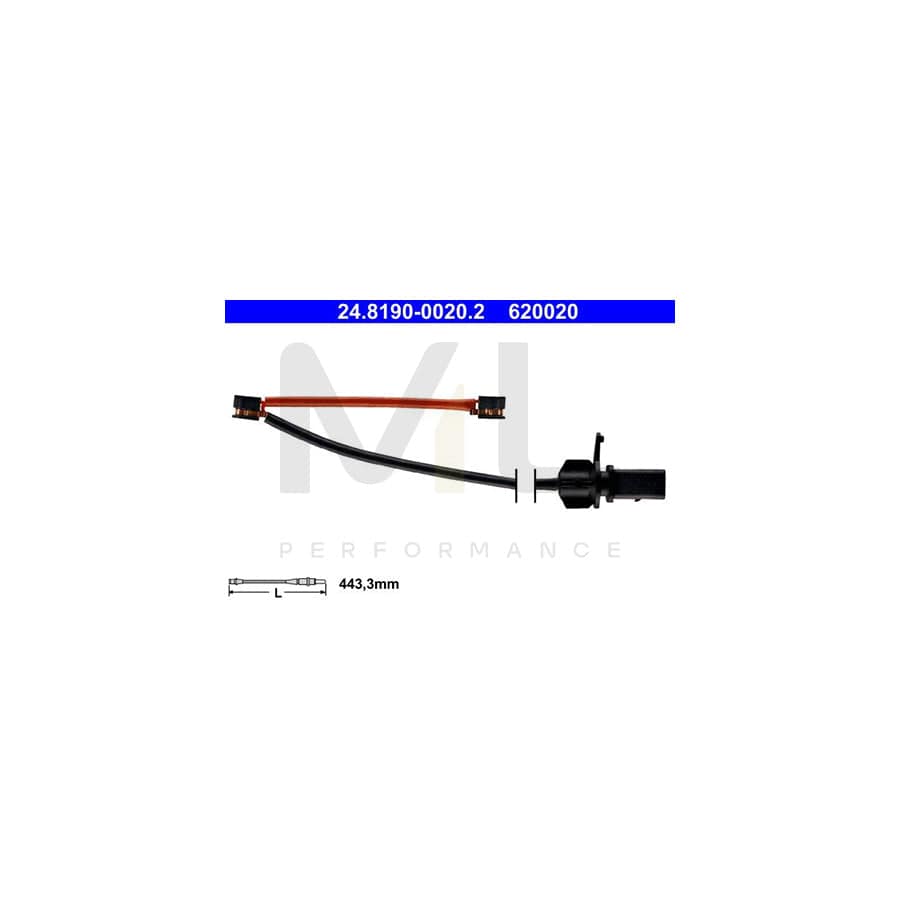 ATE 24.8190-0020.2 Brake pad wear sensor