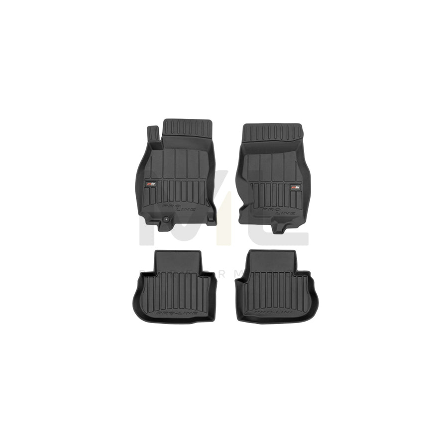 FROGUM Tailored, ProLine 3D426283 Floor mat set for INFINITI FX Elastomer, Front and Rear, Quantity: 4, Black, (LHD)