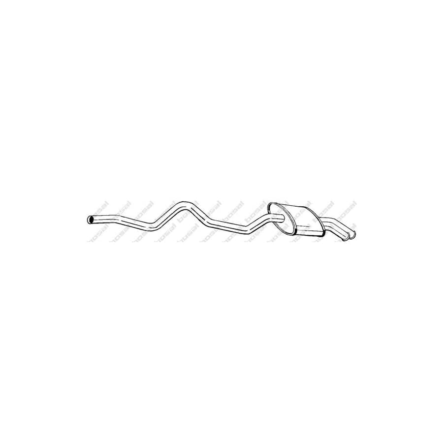 Bosal 286-805 Rear Silencer for Land Rover Range Rover I