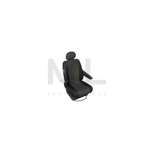 KEGEL 5-1435-217-4015 Car seat cover Black, Polyester, Front