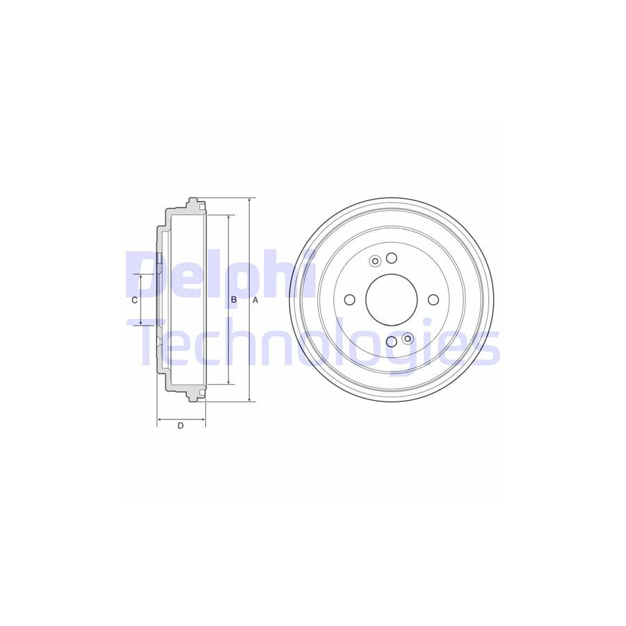 Delphi Bf580 Brake Drum