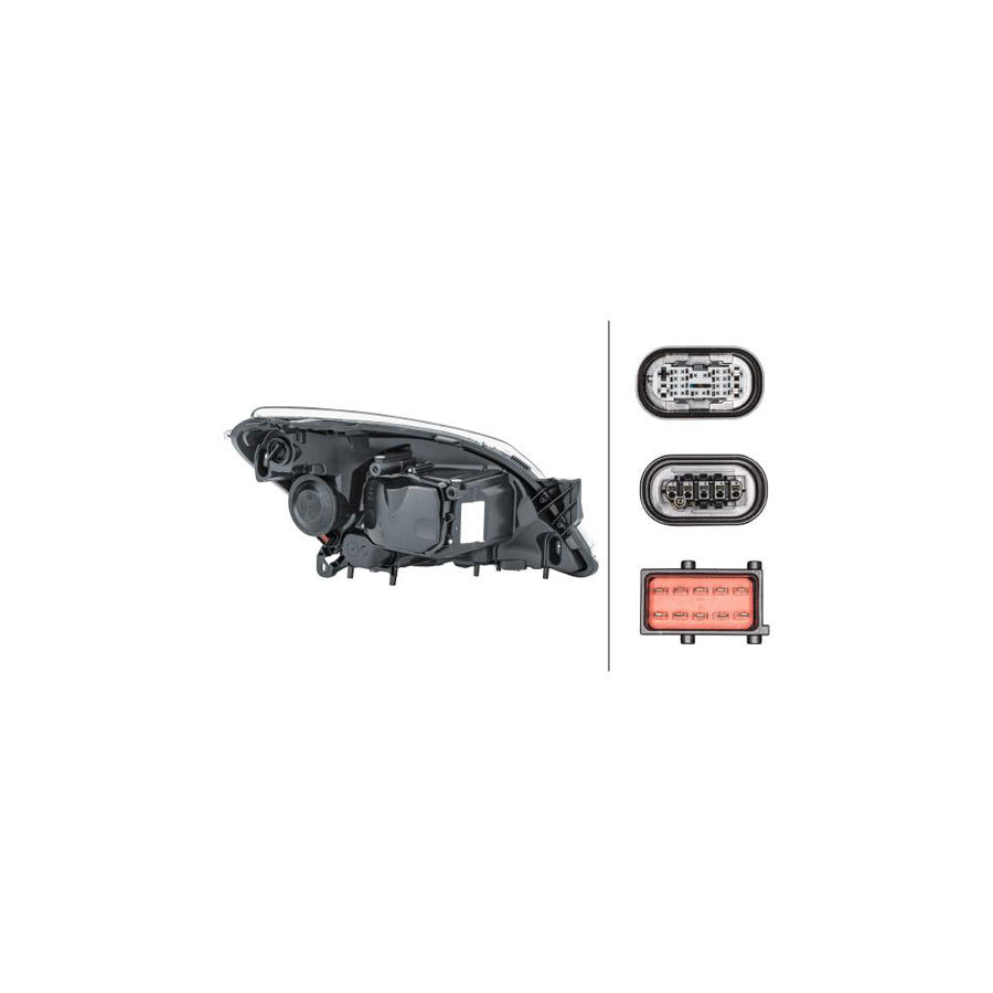 Hella 1ZS 008 710-311 Headlight For Opel Astra