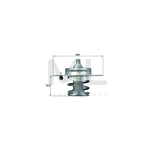 MAHLE ORIGINAL TX 72 85D Engine thermostat Opening Temperature: 85��C, with seal | ML Performance Car Parts