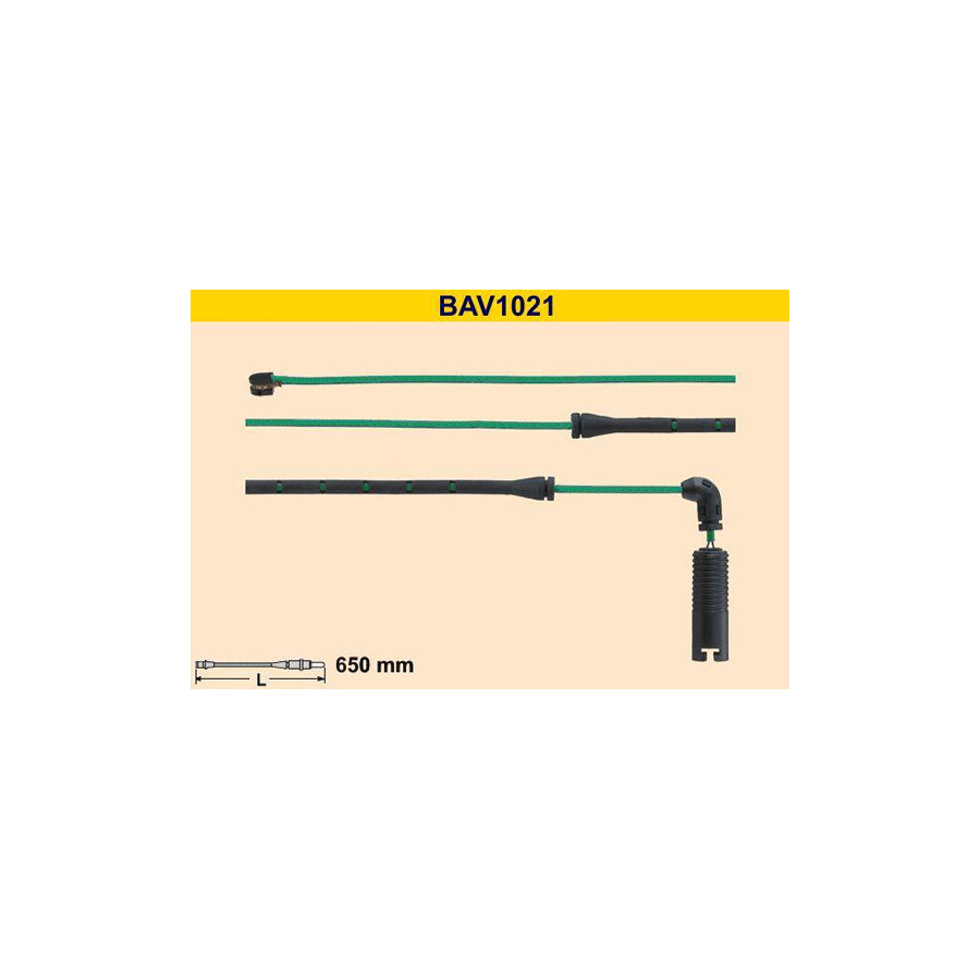Barum Bav1021 Brake Pad Wear Sensor for BMW 3 Series