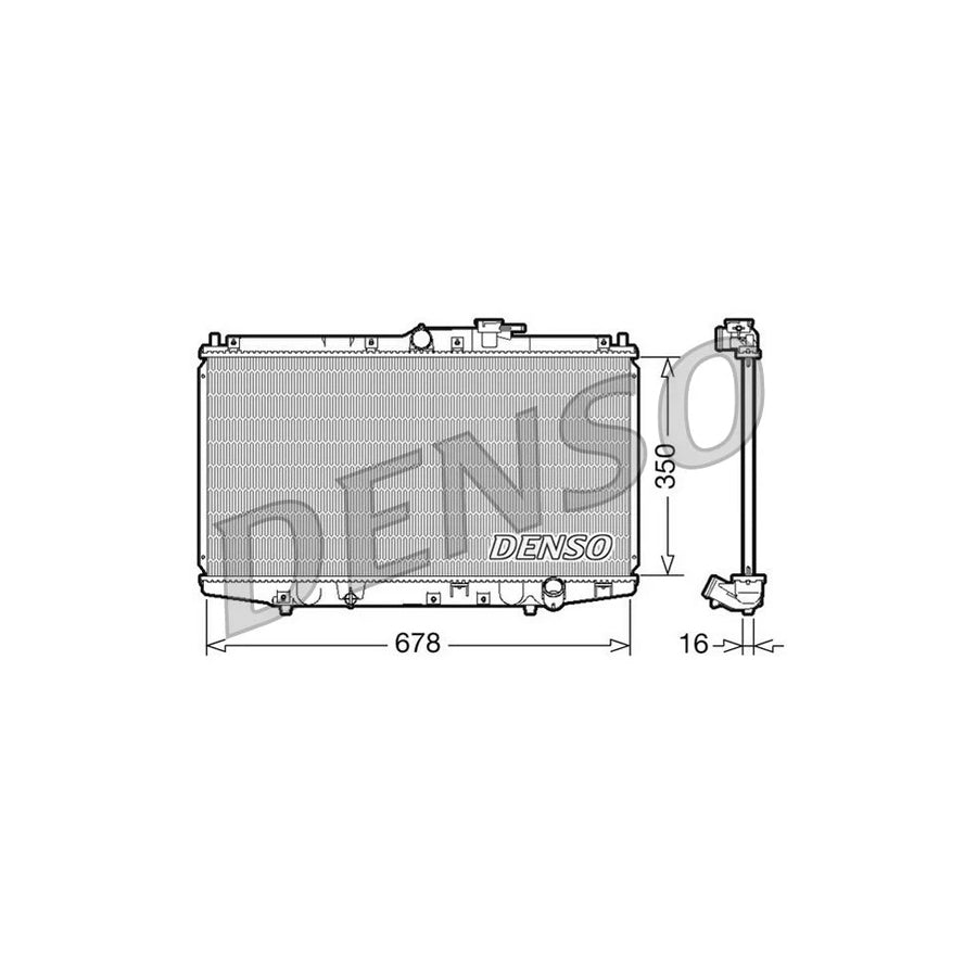 DENSO DRM40021 Engine Radiator for Honda Accord