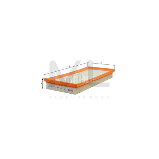 MAHLE ORIGINAL LX 1143 Air Filter Filter Insert | ML Performance Car Parts