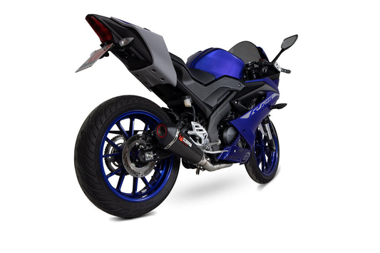 Scorpion RYA115SYSCEO Yamaha YZF-R125 Serket Taper Full System - Carbon Fibre Sleeve | ML Performance US US