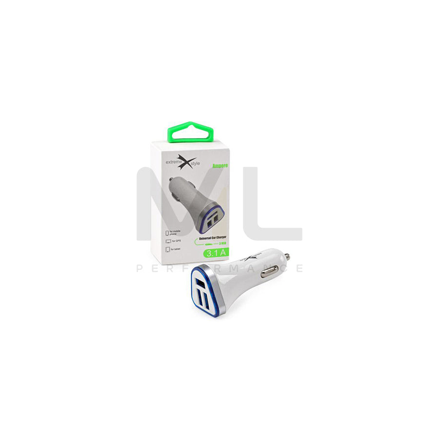 EXTREME LAD000225 In-car charger Number of inlets/outlets: 3 USB, White