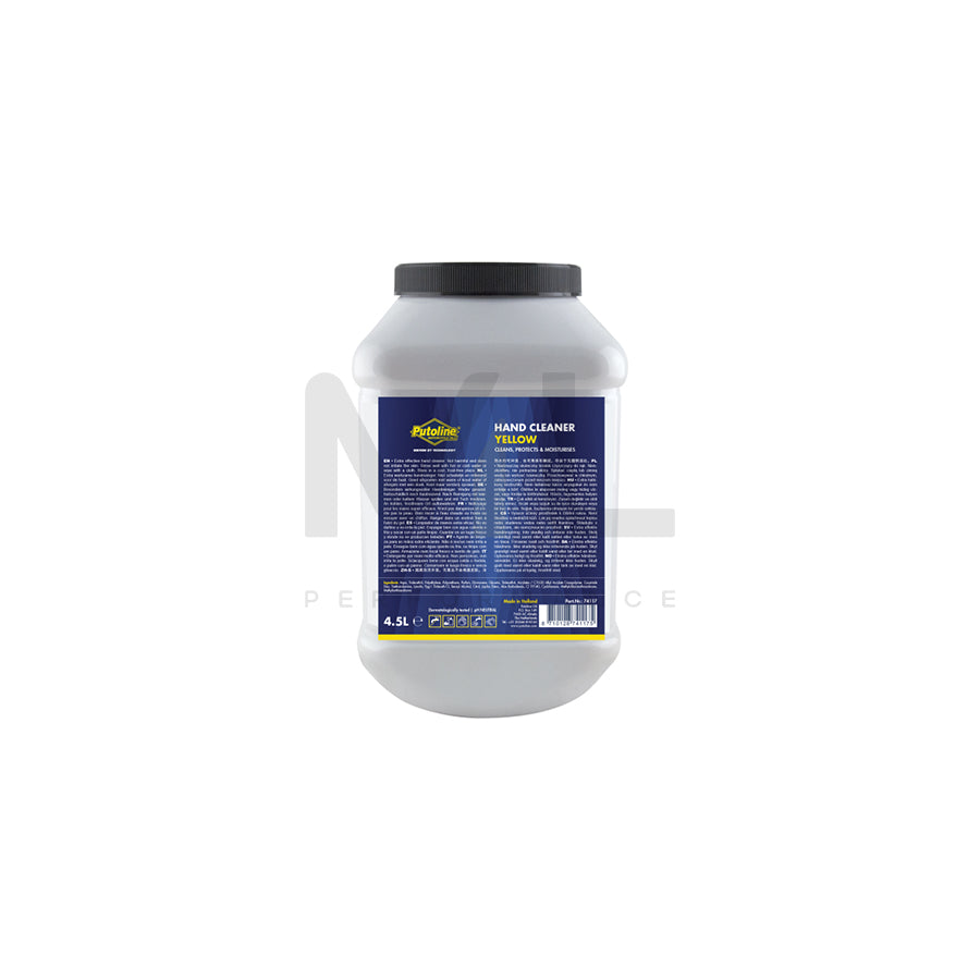 PUTOLINE HAND CLEANER, YELLOW 74117 Hand cleaner Tin, Capacity: 4.5l