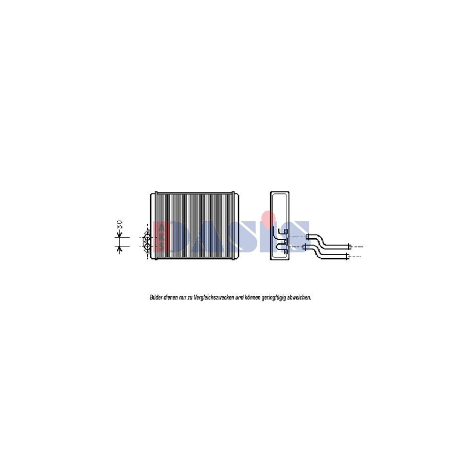 AKS Dasis 229060N Heater Matrix