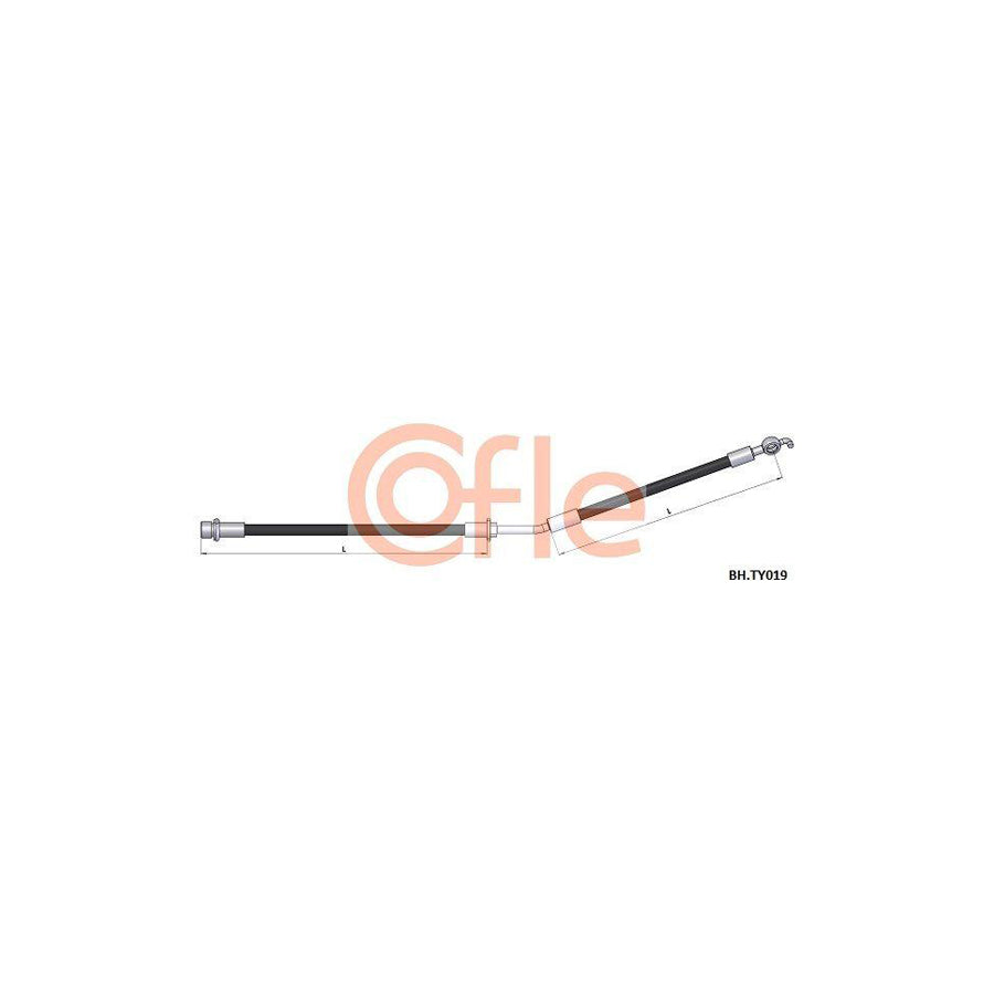 Cofle 17.1460 Hand Brake Cable for Toyota Carina