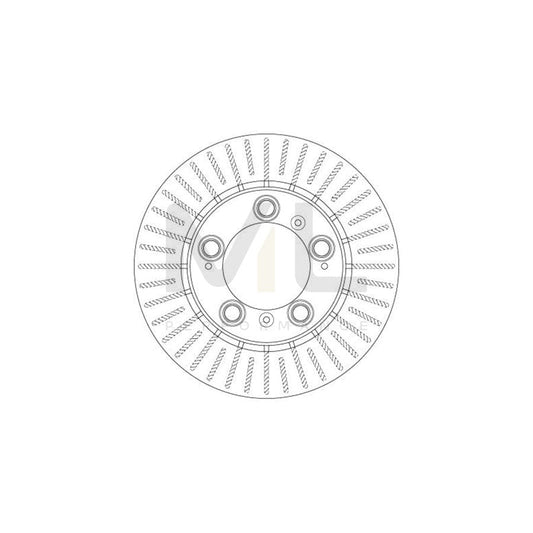 TRW DF6338 Brake Disc for PORSCHE Boxster (986) Vented, Painted | ML Performance Car Parts