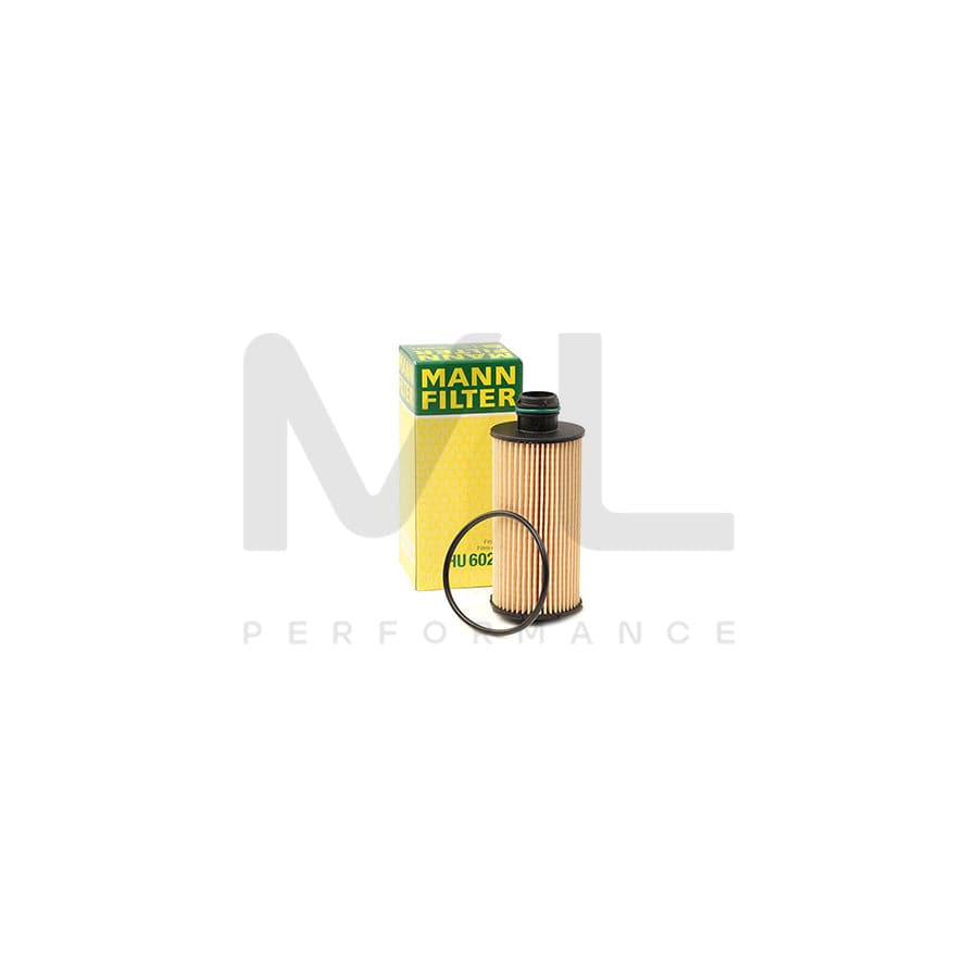 MANN-FILTER HU 6026 z Oil Filter with seal, Filter Insert