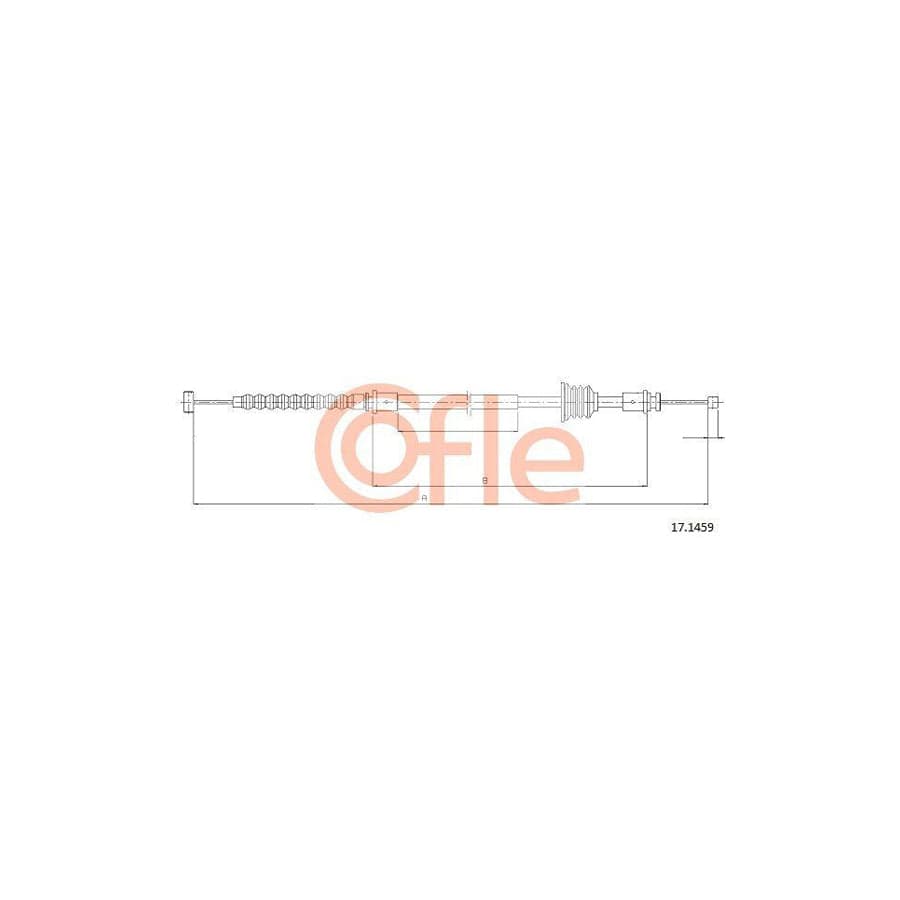 Cofle 17.1459 Hand Brake Cable for Toyota Hilux VI Pickup