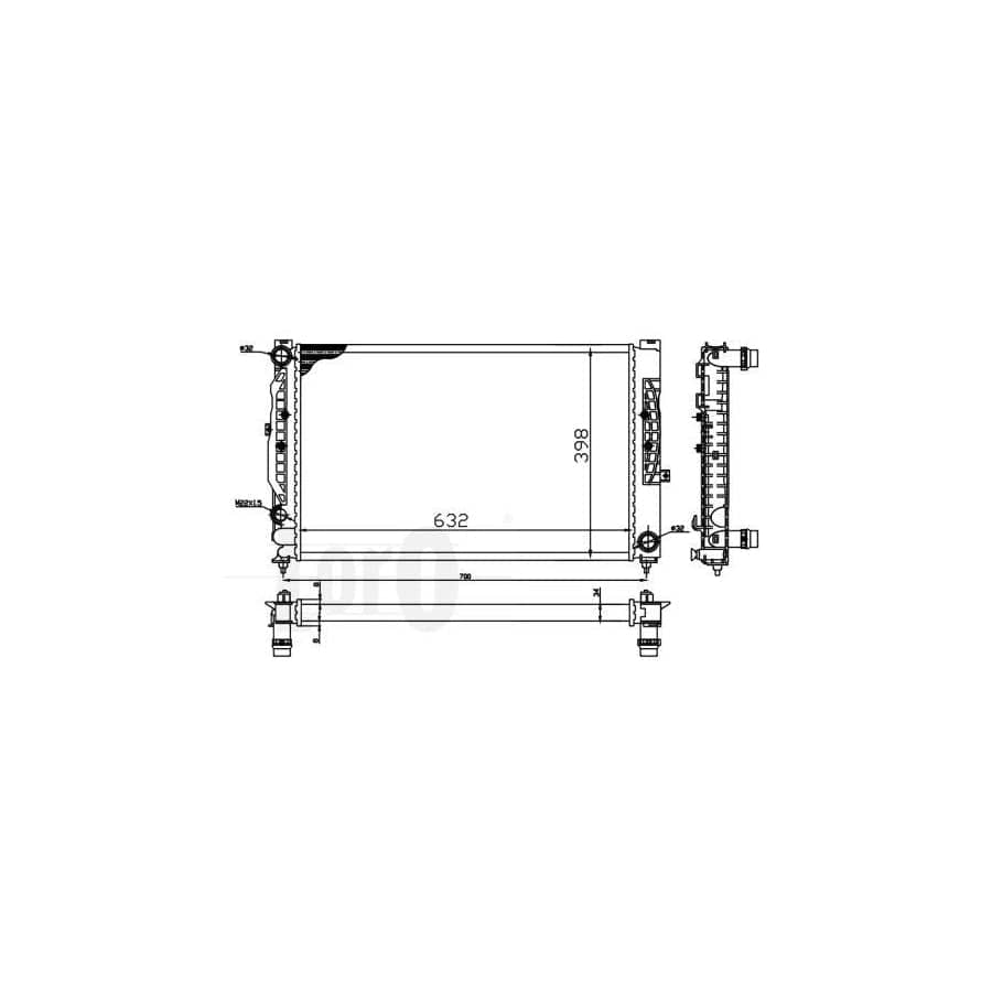 Abakus 0530170055 Engine Radiator