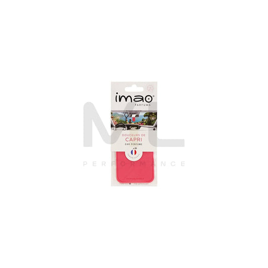 Imao 31 days, Douceurs De Capri 1710890 Car air freshener Blister Pack, Red