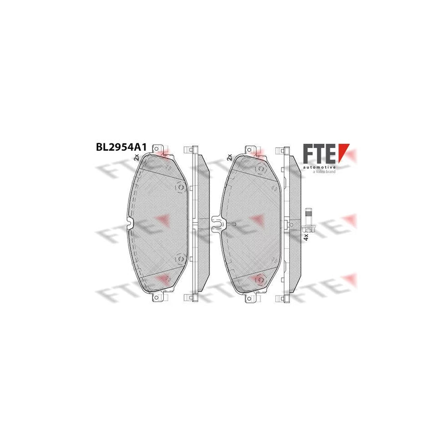 FTE 9011197 Brake Pad Set