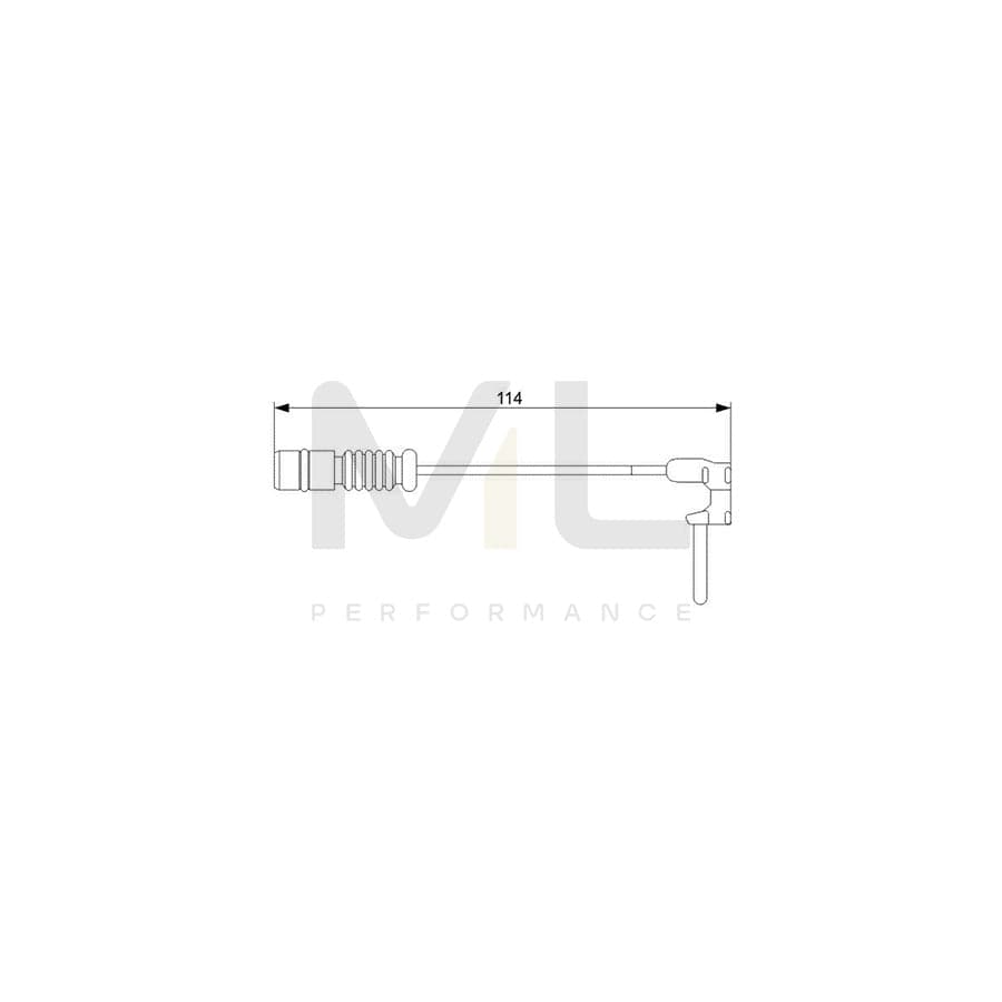 BOSCH 1 987 473 011 Brake pad wear sensor suitable for MERCEDES-BENZ ML-Class (W163) | ML Performance Car Parts