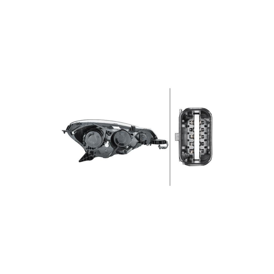 Hella 1EJ 354 674-011 Headlight For Citroen C3 II (SC)