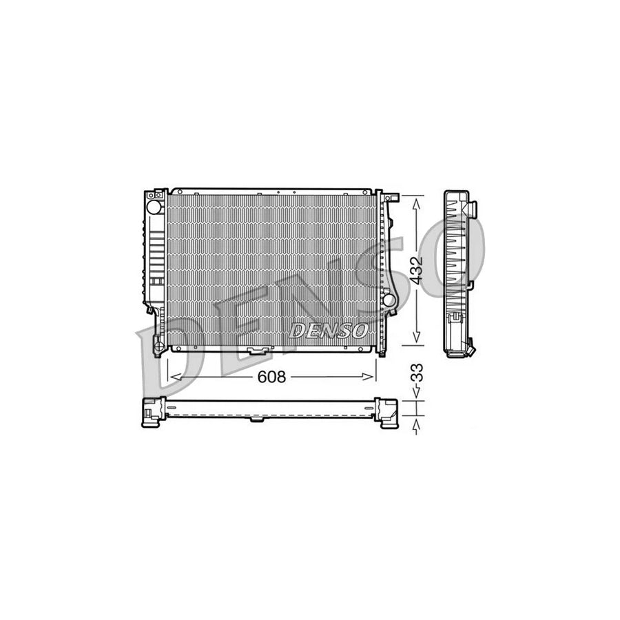 DENSO DRM05052 Engine Radiator