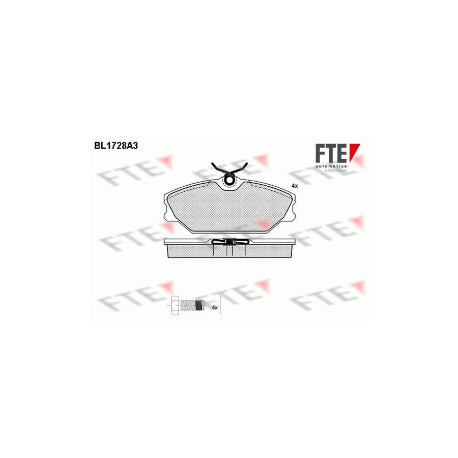 FTE Bl1728A3 Brake Pad Set