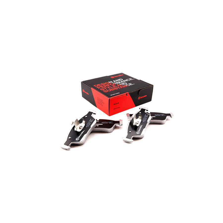 Brembo 07.B314.31 Alpina Bentley BMW Wiesmann Front HP2 High Performance Brake Pad Set (Inc. Brooklands, Z3, Z4, MF3) | ML Performance US Car Parts