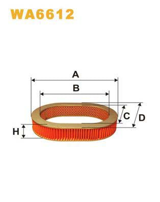 WIX Filters WA6612 Air Filter