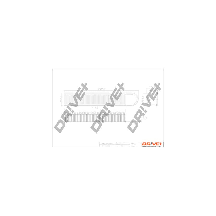 Dr!Ve+ Dp1110.10.0159 Air Filter