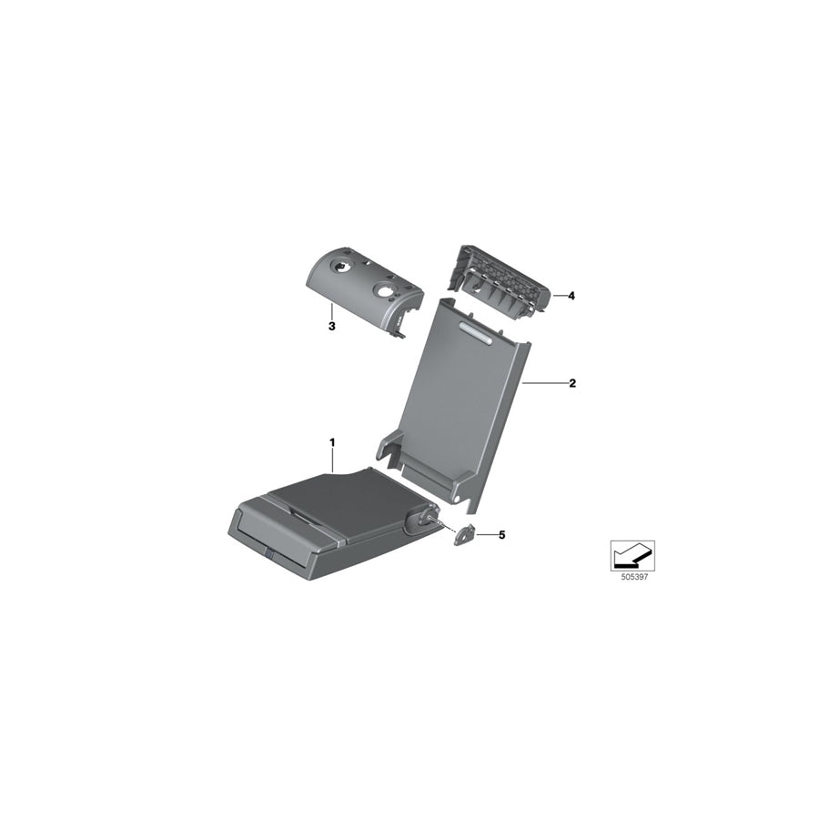 Genuine BMW 52207948781 G06 Headrest, Center, Leather TACORAROT (Inc. X6) | ML Performance US Car Parts