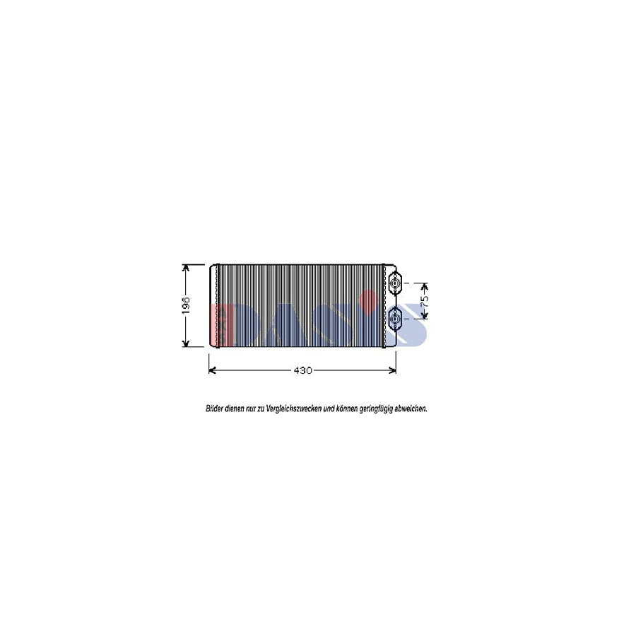 AKS Dasis 289030N Heater Matrix