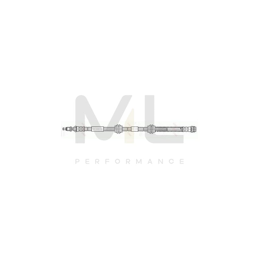 TRW PHD558 Brake Hose for VW Touareg I (7LA, 7L6, 7L7) 735mm, M10x1 | ML Performance Car Parts