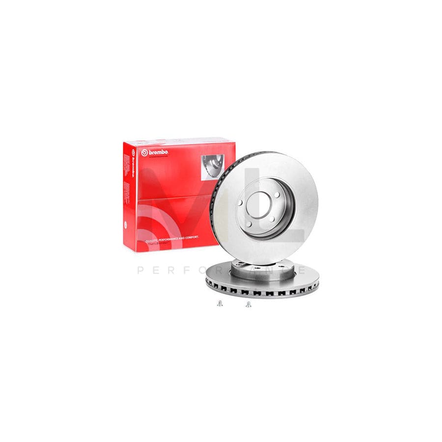 BREMBO 09.C893.11 Brake Disc suitable for MERCEDES-BENZ E-Class Internally Vented, Coated, High-carbon, with bolts/screws | ML Performance Car Parts