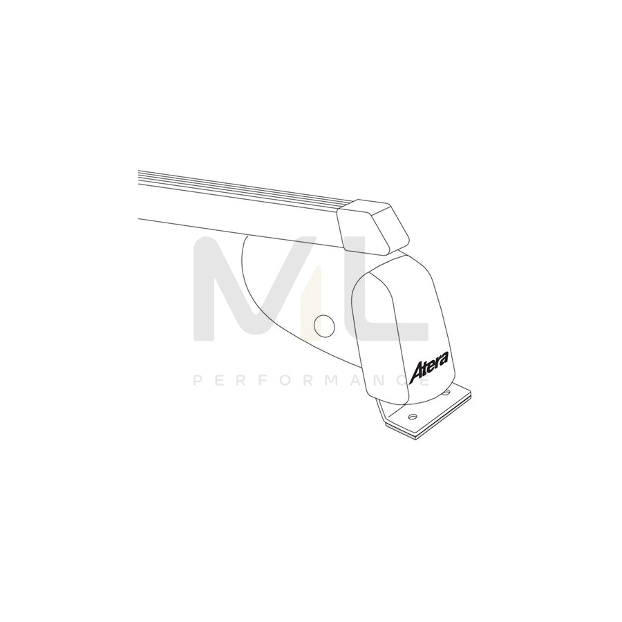Atera Signo 044191 Roof bars for cars without rails, 137 cm, 130 kg, Steel