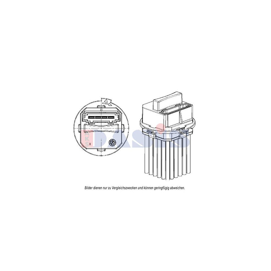 AKS Dasis 700033N Regulator, Passenger Compartment Fan