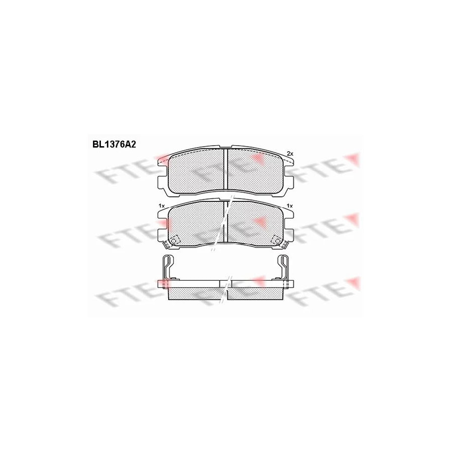 FTE 9010153 Brake Pad Set