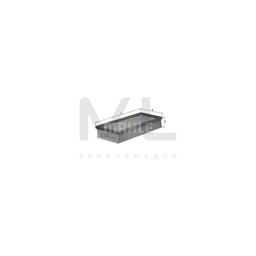 MAHLE ORIGINAL LX 492 Air Filter Filter Insert | ML Performance Car Parts