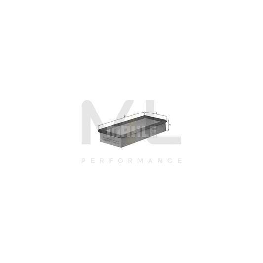 MAHLE ORIGINAL LX 492 Air Filter Filter Insert | ML Performance Car Parts