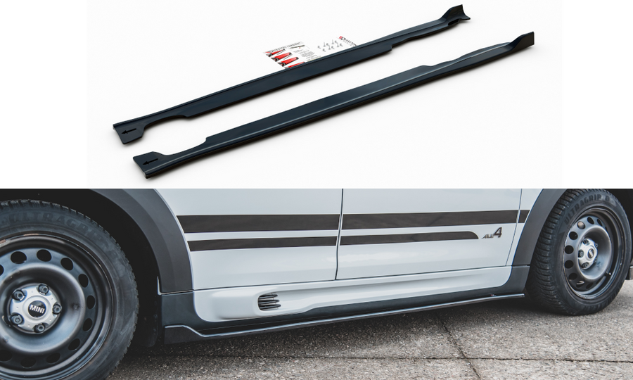 Maxton Design MC-CO-S-1-SD1T Side Skirts Diffusers Mini Countryman JCW R60 | ML Performance US Car Parts