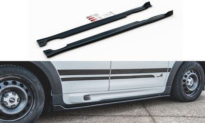 Maxton Design MC-CO-S-1-SD1T Side Skirts Diffusers Mini Countryman JCW R60 | ML Performance US Car Parts