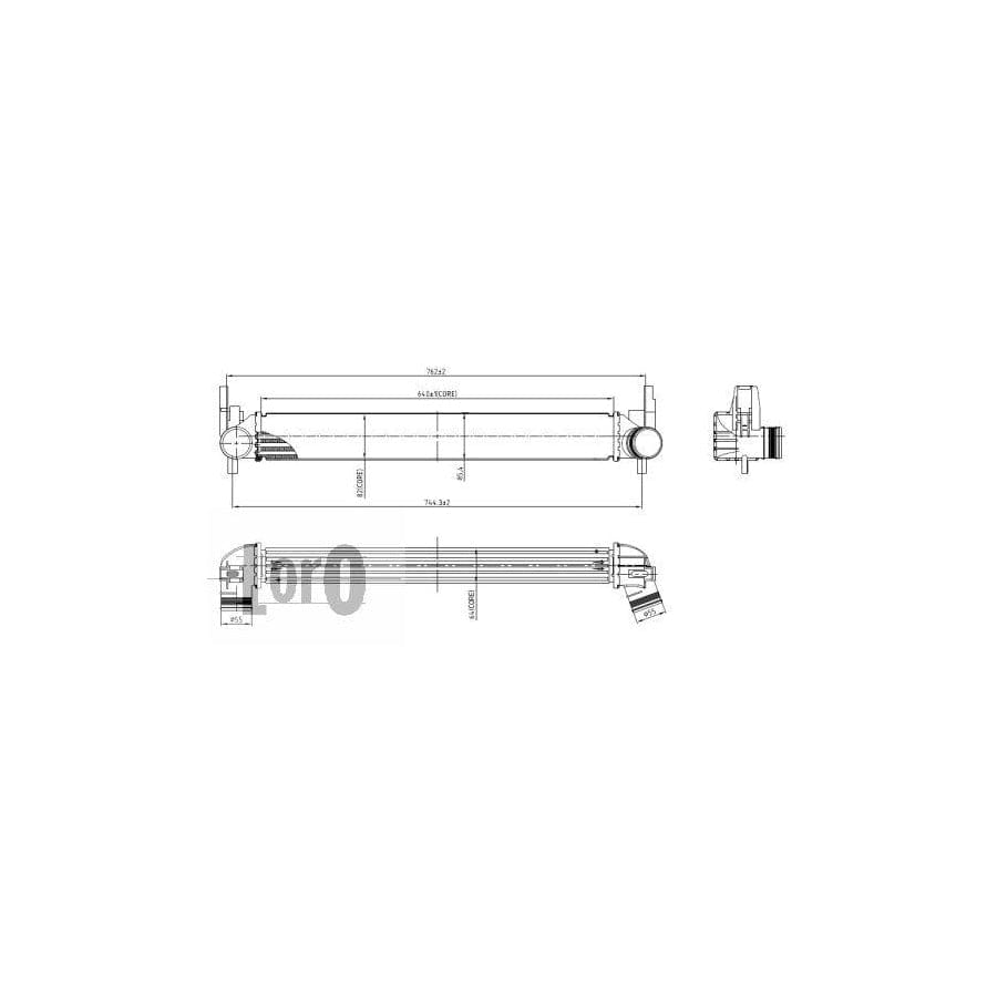 Abakus 0530180011 Intercooler