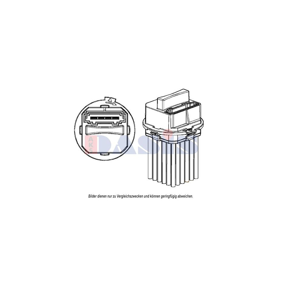 AKS Dasis 700034N Regulator, Passenger Compartment Fan