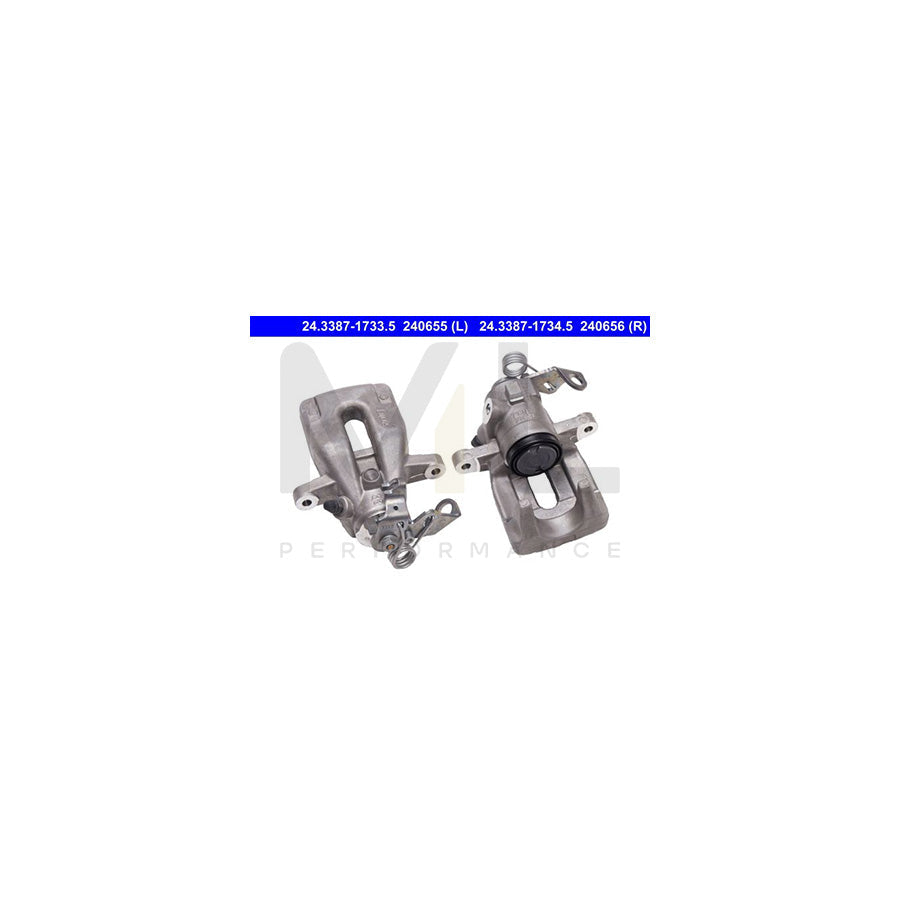 ATE 24.3387-1734.5 Brake Caliper without holder