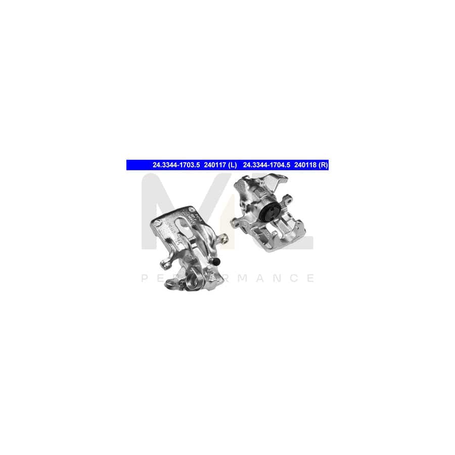 ATE 24.3344-1704.5 Brake Caliper without holder