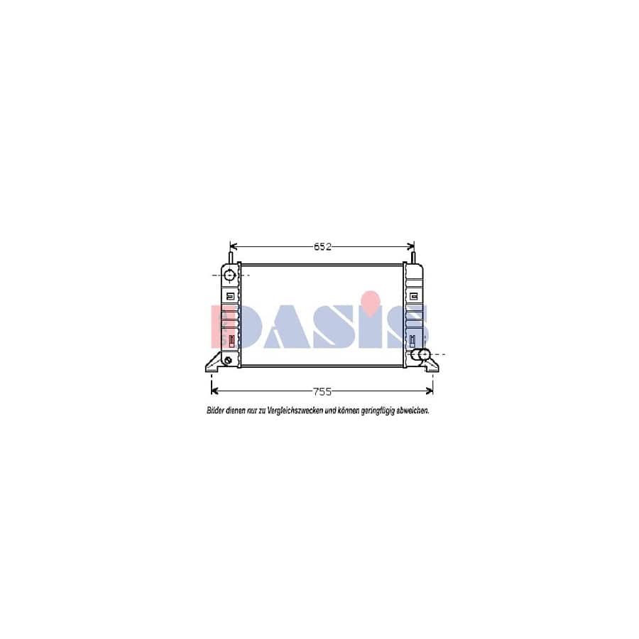 AKS Dasis 090032N Engine Radiator
