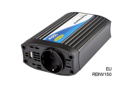 RING RINVU150 12V DC to 240V AC, 150W PowerSource inverter With 2.1A USB - Single Socket