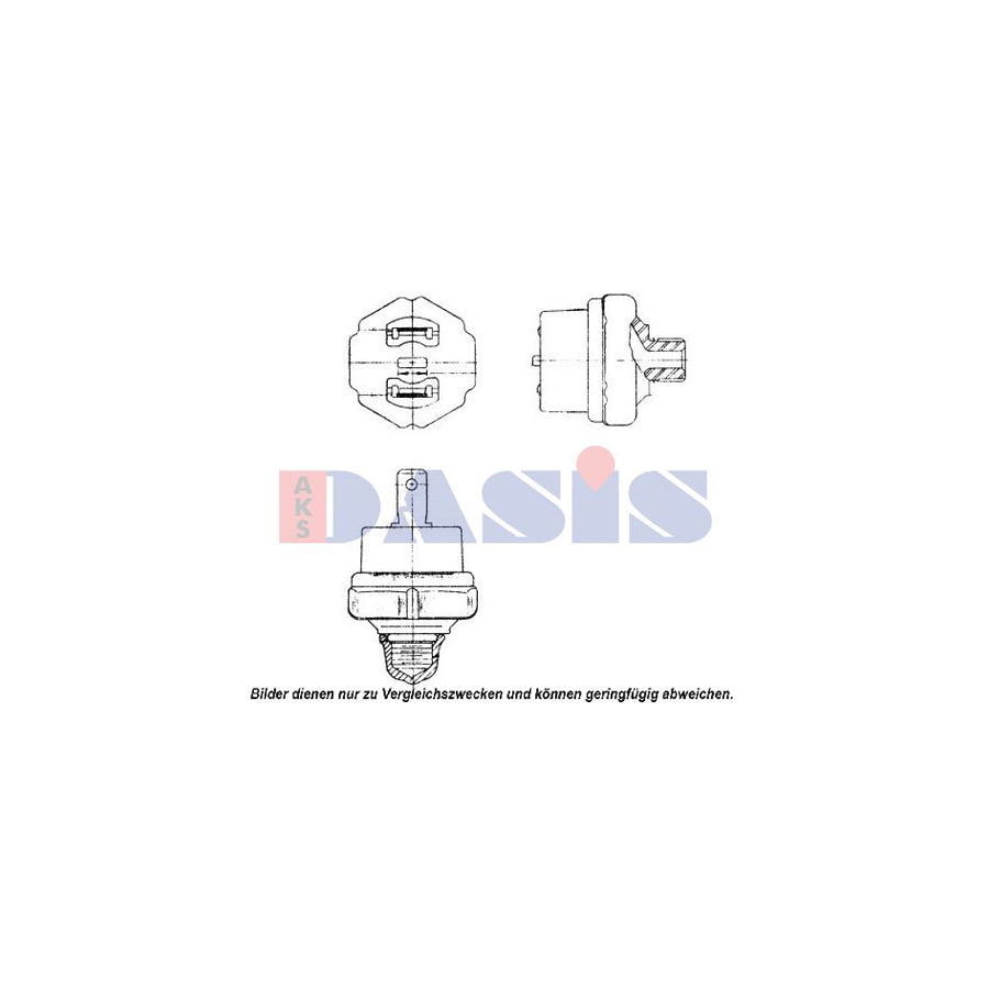 AKS Dasis 860370N Air Conditioning Pressure Switch