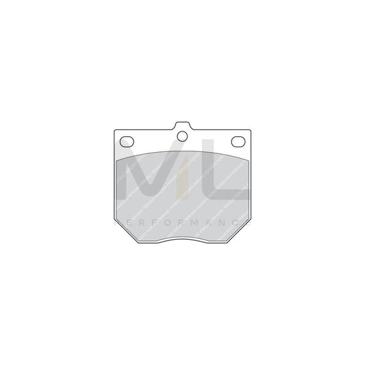 Ferodo Sl Fsl749 Brake Pad Set Not Prepared For Wear Indicator | ML Performance Car Parts
